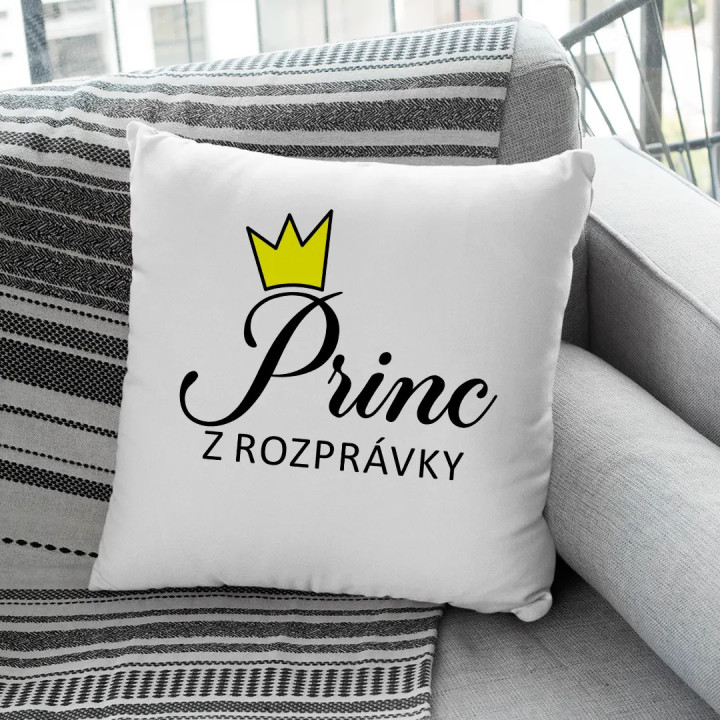 Princ z rozprávky - vankúš s potlačou