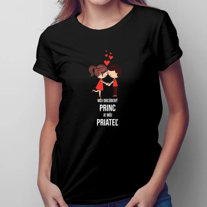 Môj obľúbený princ je môj priateľ - dámske tričko s potlačou