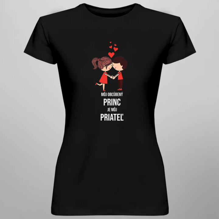 Môj obľúbený princ je môj priateľ - dámske tričko s potlačou