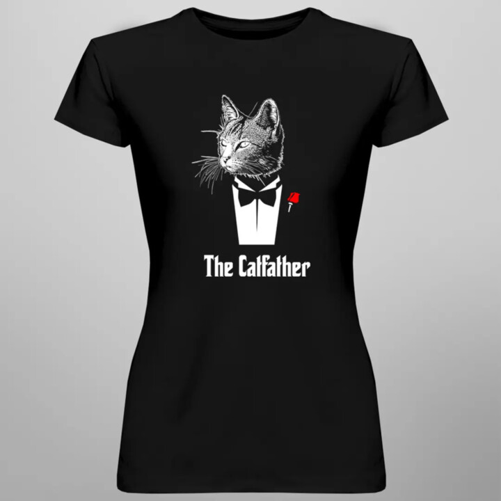 The Catfather - dámske tričko s potlačou