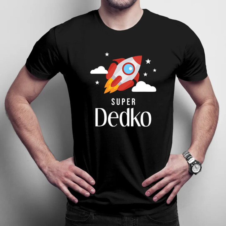 Super dedko - pánske tričko s potlačou