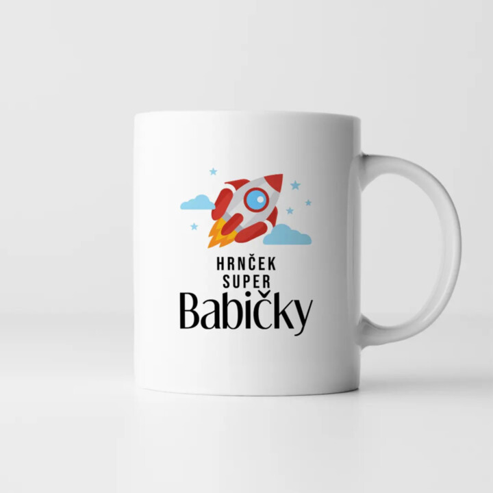 Hrnček super babičky - keramický hrnček s potlačou