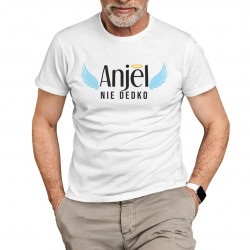 Anjel, nie dedko - pánske tričko s potlačou