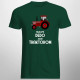 Najlepší dedo jazdí traktorom - pánske tričko s potlačou