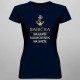 Babička - najlepší námorník na svete - dámske alebo unisex tričko s potlačou