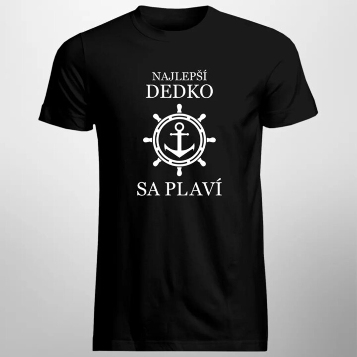 Najlepší dedko sa plaví - pánske tričko s potlačou