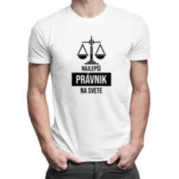 Najlepší právnik na svete - pánske tričko s potlačou