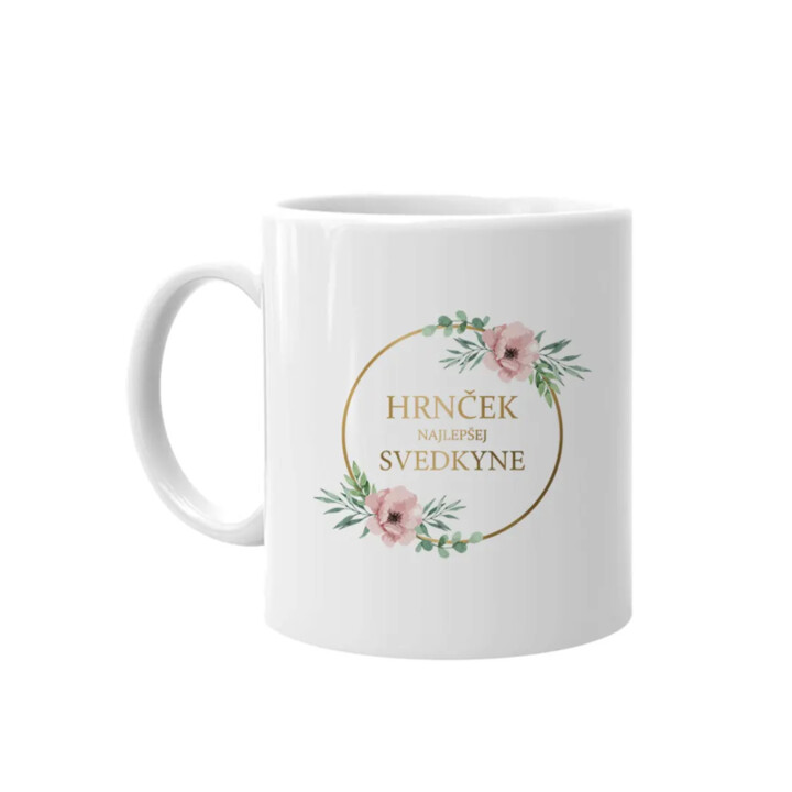 Hrnček najlepšej svedkyne - keramický hrnček s potlačou