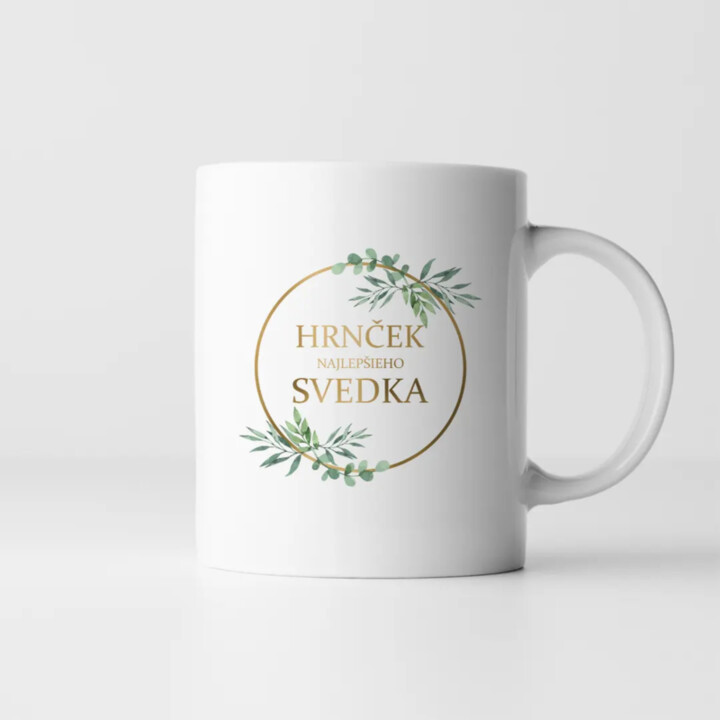 Hrnček najlepšieho svedka - keramický hrnček s potlačou