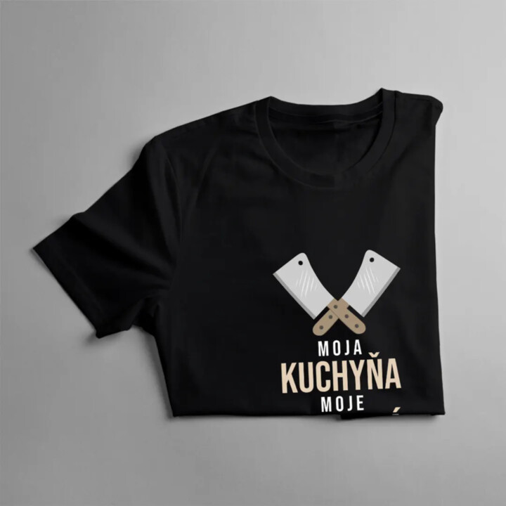 Moja kuchyňa, moje pravidlá, bez srandy - dámske tričko s potlačou