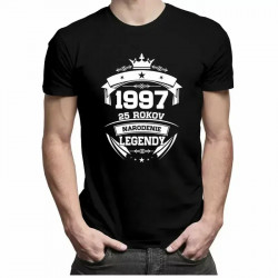 1997 Narodenie legendy 25 rokov - Pánske  tričko s potlačou