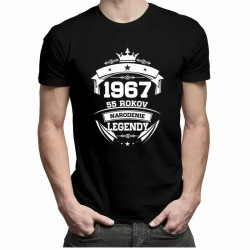 1967 Narodenie legendy 55 rokov - pánske tričko s potlačou