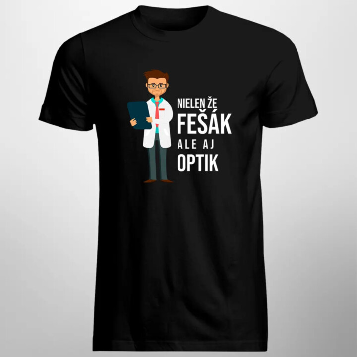 Nielen že fešák, ale aj optik - pánske tričko s potlačou