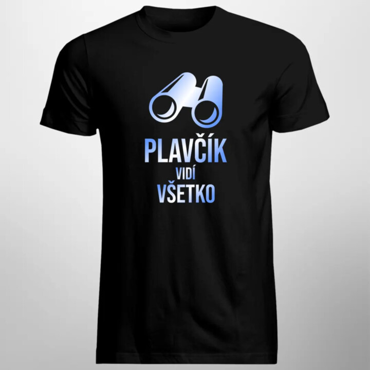 Plavčík vidí všetko - pánske tričko s potlačou