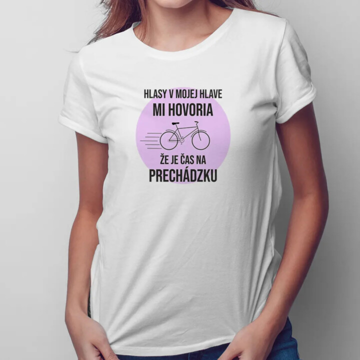 Hlasy v mojej hlave mi hovoria - dámske tričko s potlačou