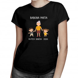 Babkina partia - personalizovaný produkt - dámske alebo unisex tričko s potlačou