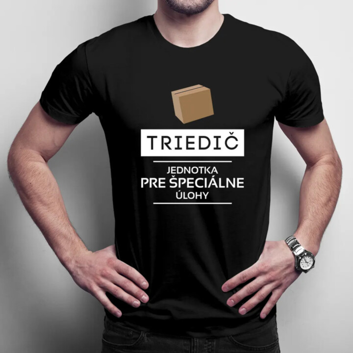 Triedič - jednotka pre špeciálne úlohy - pánske tričko s potlačou