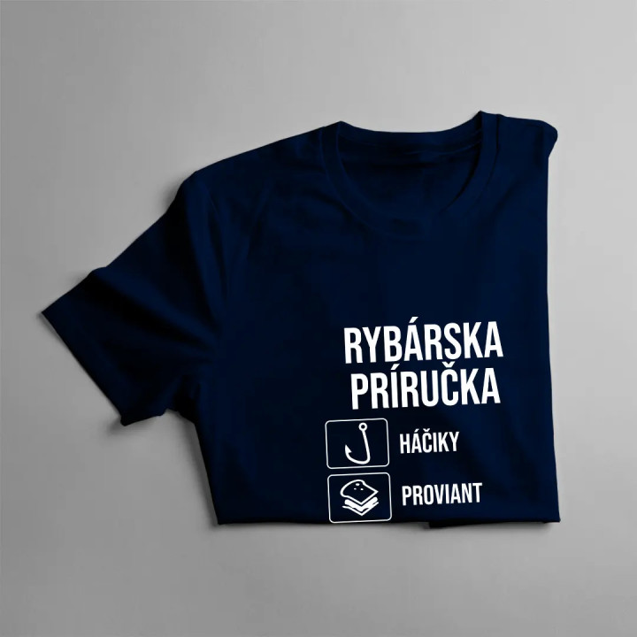 Rybárska príručka - pánske tričko s potlačou