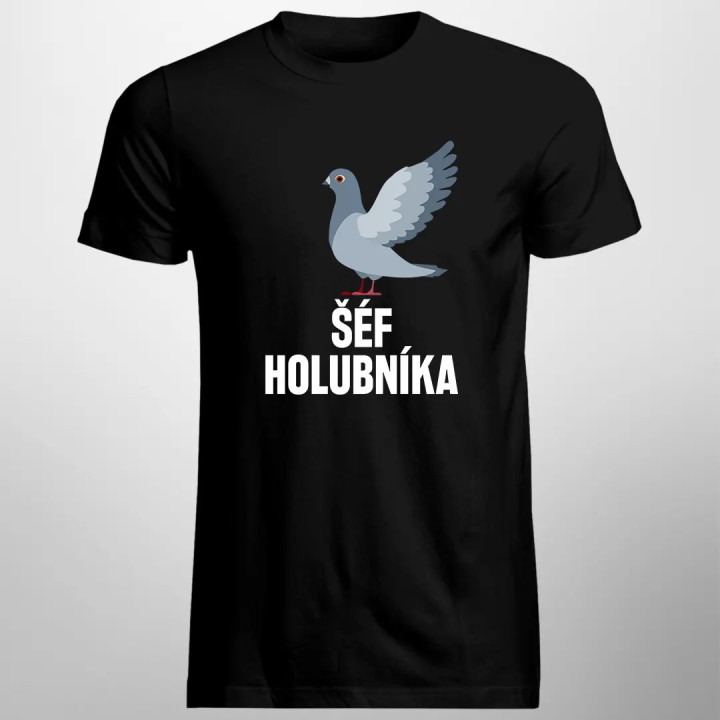 Šéf holubníka - pánske tričko s potlačou