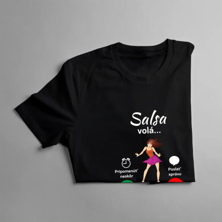 Salsa volá, musím ísť - pánske tričko s potlačou
