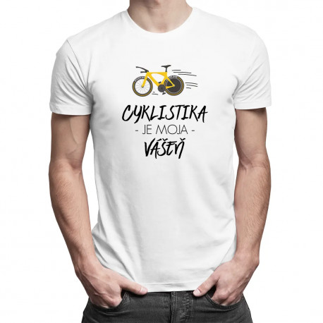 Cyklistika je moja vášeň - pánske tričko s potlačou