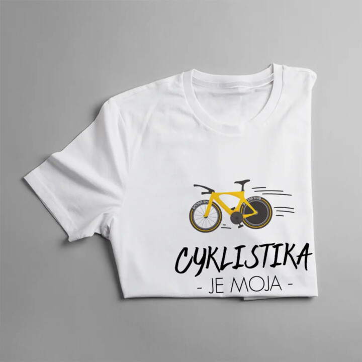 Cyklistika je moja vášeň - pánske tričko s potlačou
