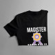 Magister na medailu - dámske tričko s potlačou