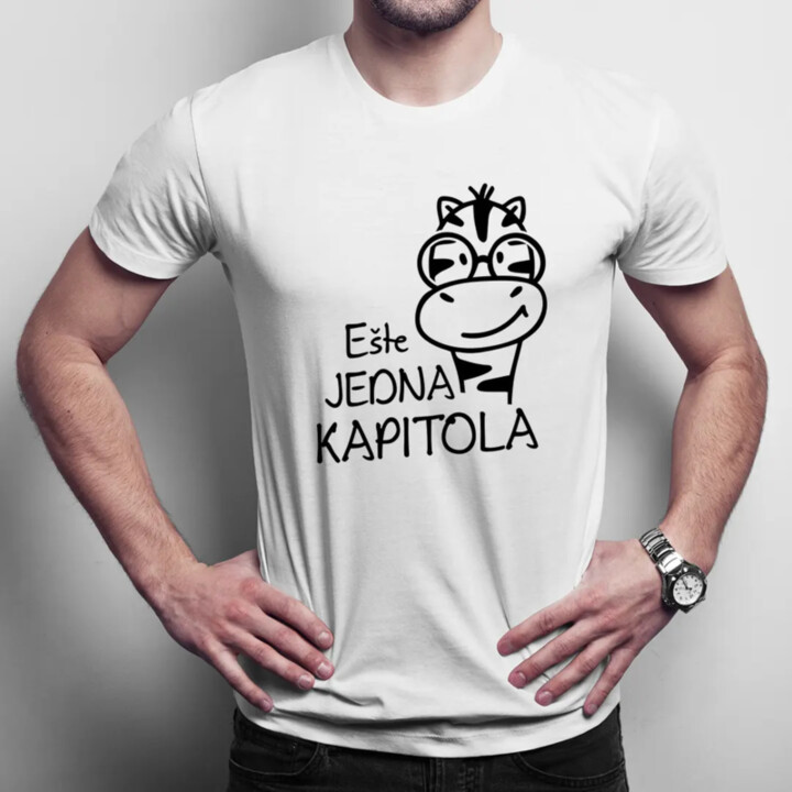 Ešte jedna kapitola - pánske tričko s potlačou