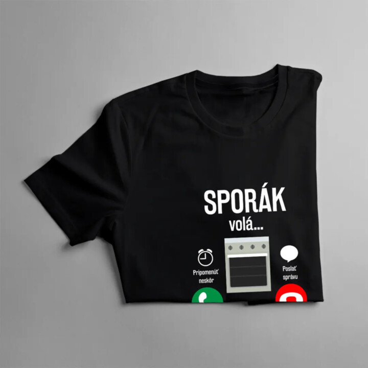 Sporák volá, musím ísť - dámske tričko s potlačou