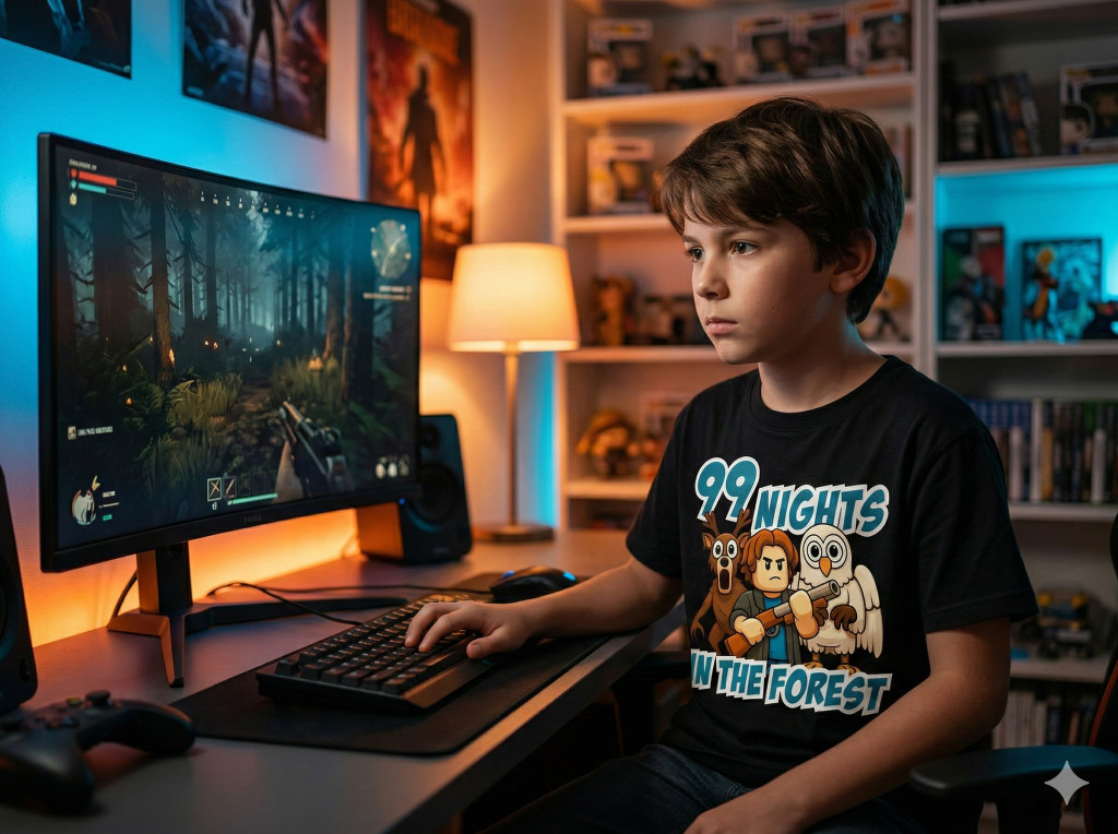 O čo ide v hre 99 nights in the forest? Je to bezpečné pre deti?