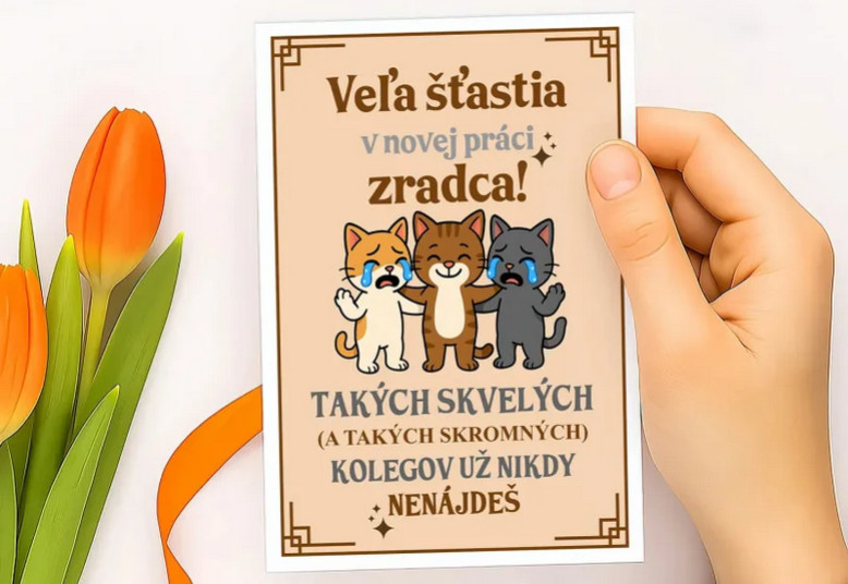 Priania pri odchode z práce – hotové texty na kartičku, e-mail aj rozlúčku