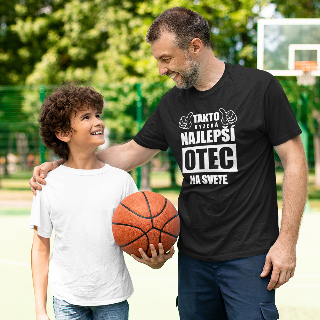 Takto vyzerá najlepší otec na svete - pánske tričko s potlačou