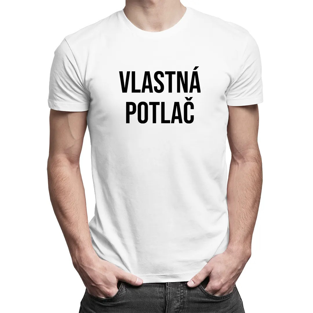 Pánske tričko s vlastnou potlačou