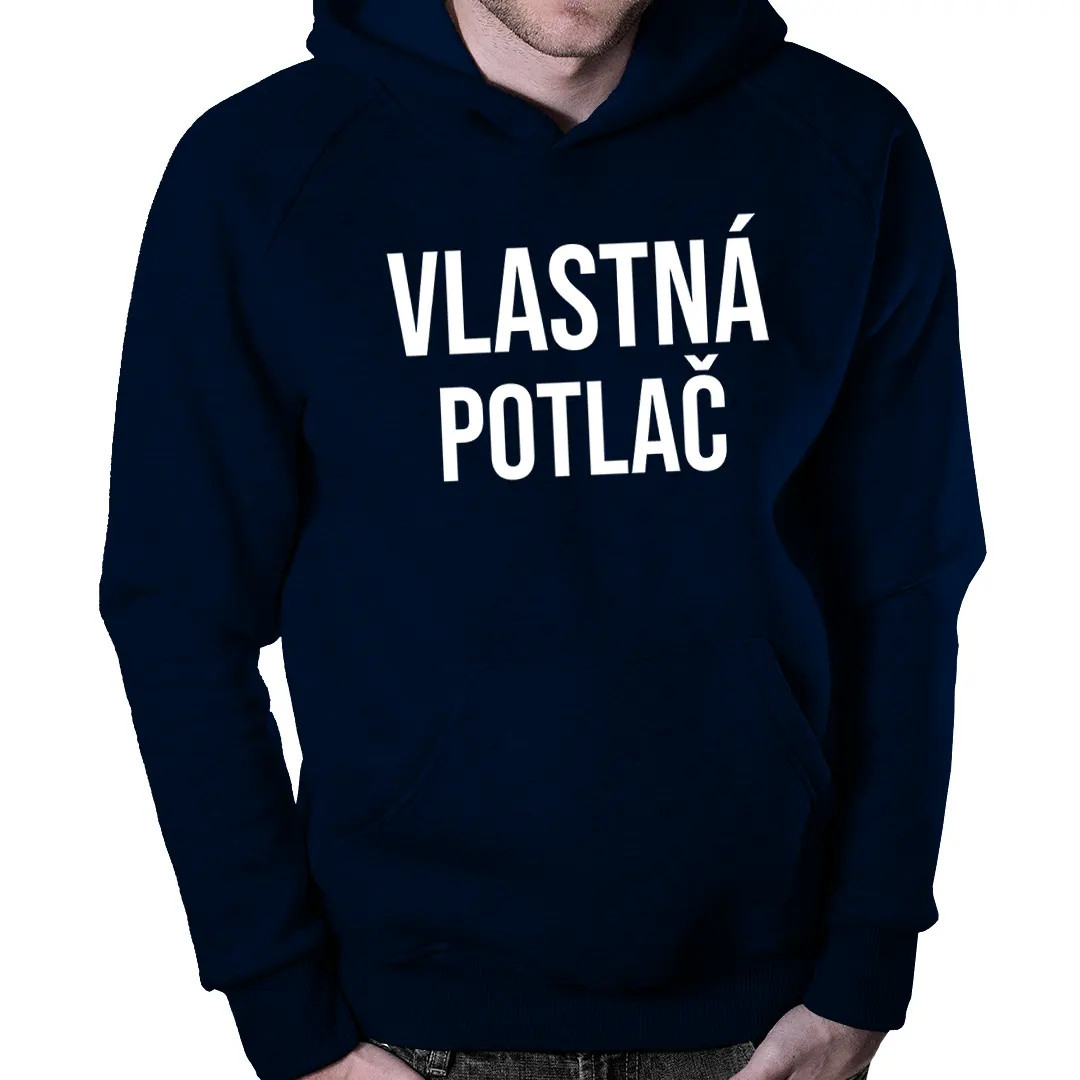 Pánska mikina s vlastnou potlačou