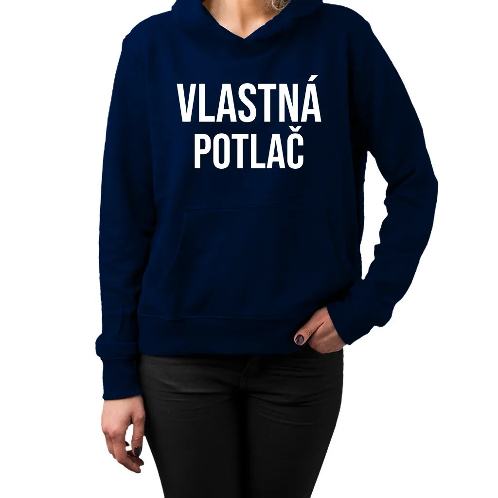 Dámska mikina s vlastnou potlačou